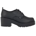 ROC Chickadee Senior Older Girls/Ladies School Shoes With Heels Black 11 AUS or 42 EUR
