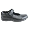 Roc Juliette Junior Girls Mary Jane School Shoes Cushioned/Comfortable Black 12.5 UK Junior Kids