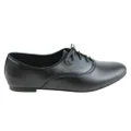Roc Fanfare Senior Womens/Older Girls Leather School Shoes Black 10.5