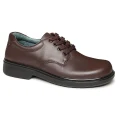 Clarks Daytona Junior Brown Leather School Shoes Lightweight/Lace Ups 2.5 UK (Older Kids)