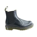 Dr Martens 2976 YS Black Smooth Unisex Leather Chelsea Boots 4 UK Mens or 6 AUS Womens