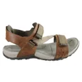 Merrell Terrant Strap Mens Comfortable Cushioned Leather Sandals Brown Sugar 11 US or 29 cms