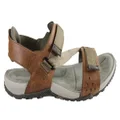 Merrell Terrant Strap Mens Comfortable Cushioned Leather Sandals Brown Sugar 13 US or 31 cms