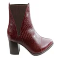 Orcade Hunter Womens Comfortable Leather Ankle Boots Made In Brazil Bordeaux 8 AUS or 39 EUR