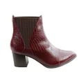Orcade Hunter Womens Comfortable Leather Ankle Boots Made In Brazil Bordeaux 9 AUS or 40 EUR
