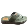 BR Sport Congo Mens Comfort Cushioned Thongs Sandals Made In Brazil Green 11 AUS or 45 EUR