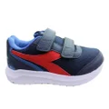 Diadora Falcon Jnr V Kids Comfortable Adjustable Strap Athletic Shoes Blue 2 UK (Older Kids)