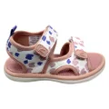 Clarks Florence Kids Comfortable Adjustable Sandals White 10 UK (Toddler Kids)
