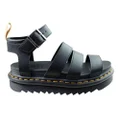 Dr Martens Blaire Hydro Womens Leather Fashion Sandals Black 8 UK or 10 AUS Womens
