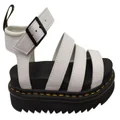 Dr Martens Blaire Hydro Womens Leather Fashion Sandals White 9 UK or 11 AUS Womens