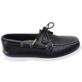 Sperry Mens A/0 2 Eye Leather Lace Up Comfortable Wide Fit Boat Shoes Navy 2 7 US