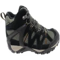 Merrell Mens Deverta 2 Mid Waterproof Comfortable Leather Hiking Boots Black/Olive 9 US or 27 cms