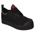Volley Classic Mens Casual Lace Up Shoes Black/Grey 7 AUS