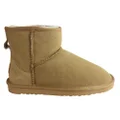 Grosby Jillaroo Ugg Womens Warm Comfort Boots With Sheepskin Lining Chestnut 5 US