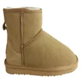 Grosby Jillaroo Ugg Womens Warm Comfort Boots With Sheepskin Lining Chestnut 7 US