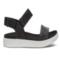 ECCO Womens Flowt Comfort Leather Sandals Black 7-7.5 AUS or 38 EUR
