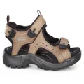 ECCO Mens Comfortable Leather Offroad Sandals Brown 15-15.5 AUS or 49 EUR