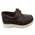 ECCO Mens Comfortable Leather S Lite Moc Boat Shoes Bison 7-7.5 AUS or 41 EUR