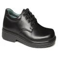 Clarks Daytona Senior Black Leather School Shoes Lightweight/Lace Ups 8.5 UK (Older Kids)