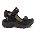 ECCO Mens Offroad Comfortable Leather Adjustable Sandals Black 13-13.5 AUS or 47 EUR