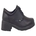 ROC Dakota Older Girls/Ladies School Shoes Black 9 AUS