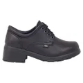 ROC Dakota Older Girls/Ladies School Shoes Black 9 AUS