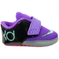 Nike Baby Toddler Girls KD VII Gift Pack Adjustable Strap Shoes Purple 4 US or 10 US cm (Toddler)