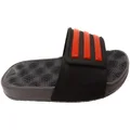 Adidas Mens Adissage 2.0 Stripes Comfortable Slides Sandals Black 9 US