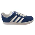 Adidas Mens Gazelle 2 Comfortable Lace Up Shoes Blue 8.5 US
