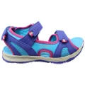 Merrell Kids Comfortable Panther Sandals With Adjustable Straps Turquoise Purple 1 US (Older Kids)