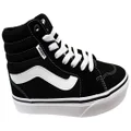 Vans Mens Filmore Hi Comfortable Boots Sneakers Black White 7 US Mens