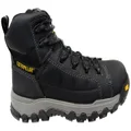 Caterpillar Mens Leather Threshold Waterproof Composite Toe Boots Black 9 US or 27 cm