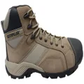 Caterpillar Cat Argon Hi Side Zip Mens Steel Toe Work/Safety Boots Taupe 8 US or 26 cm