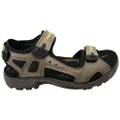 ECCO Mens Offroad Comfortable Leather Adjustable Sandals Brown 8-8.5 AUS or 42 EUR