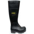 DeWALT Mens Workwear PROComfort Dexter Safety Gumboots Black 7 UK