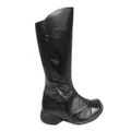 J Gean Lozza Womens Comfortable Leather Mid Calf Boots Made In Brazil Black 8 AUS or 39 EUR