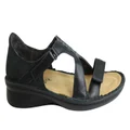 Naot Figaro Womens Leather Comfort Wide Fit Orthotic Friendly Sandals Black 5 AUS or 36 EUR