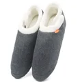 Archline Mens Closed Toe Comfortable Orthotic Slippers Grey Marl 13 US or 46 EUR