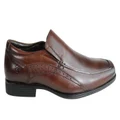 Ferricelli Craig Mens Wave Memory Comfort Technology Dress Shoes Brown 10 AUS or 44 EUR