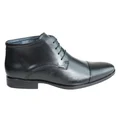 Savelli Colton Mens Comfortable Leather Lace Up Boots Made In Brazil Black 9 AUS or 43 EUR