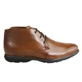 Savelli Epic Mens Comfortable Leather Lace Up Boots Made In Brazil Tan Leather 10 AUS or 44 EUR