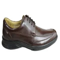 Savelli Angus Mens Comfort Leather Lace Up Shoes Made In Brazil Brown 10 AUS or 44 EUR