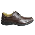 Savelli Angus Mens Comfort Leather Lace Up Shoes Made In Brazil Brown 10 AUS or 44 EUR