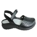 Naot Arataki Womens Closed Toe Orthotic Friendly Leather Flat Sandals Black 5 AUS or 36 EUR