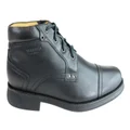 Ferricelli Axel Mens Leather Comfortable Dress Boots Made In Brazil Black 10 AUS or 44 EUR