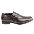 Ferricelli Xavier Mens Wave Memory Comfort Technology Dress Shoes Brown 9 AUS or 43 EUR