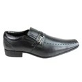 Ferricelli Sampson Mens Wave Memory Comfort Technology Leather Dress Shoes Black 8 AUS or 42 EUR