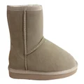 Grosby Jillaroo High Ugg Womens Warm Comfy Boots With Sheepskin Lining Mushroom 6 US