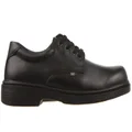 ROC Strobe Senior Lace Up Comfortable Leather School Shoes Black 8.5 AUS