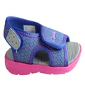 Grosby Chip Infant Toddler Junior Kids Comfortable Adjustable Sandals Purple/Pink 10 UK (Toddler Kids)